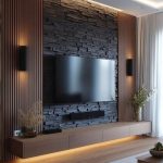 طراحی تی وی وال مدرن