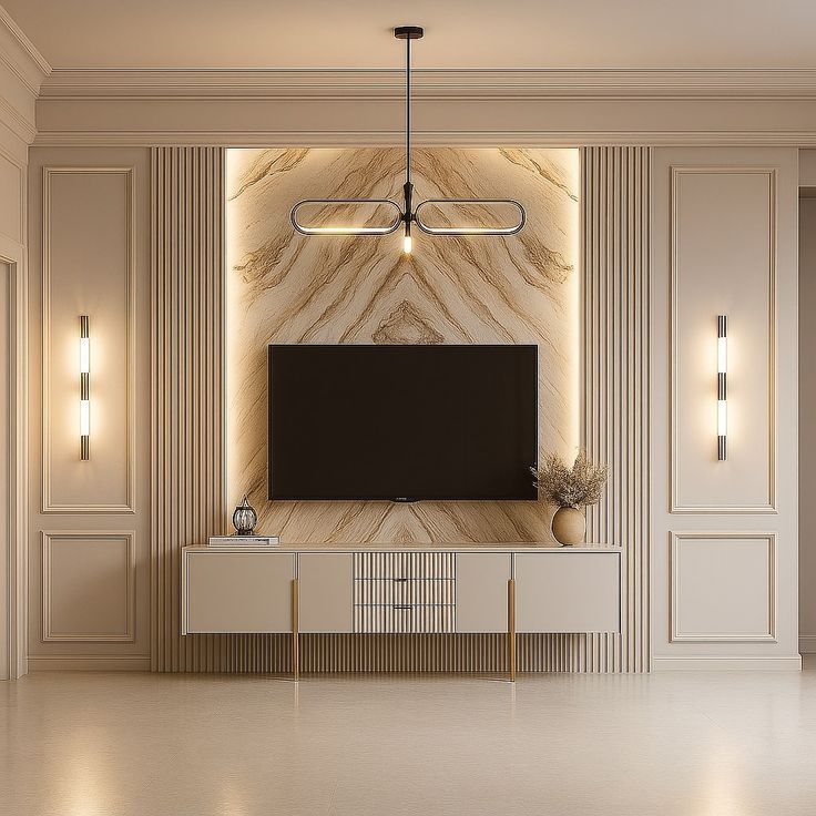 6e8c680d967a36681472c1dee8aaddf7 طراحی تی وی وال نئوکلاسیک - Image 1