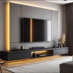طراحی تی وی وال مدرن