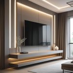 طراحی تی وی وال مدرن