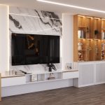 طراحی تی وی وال مدرن